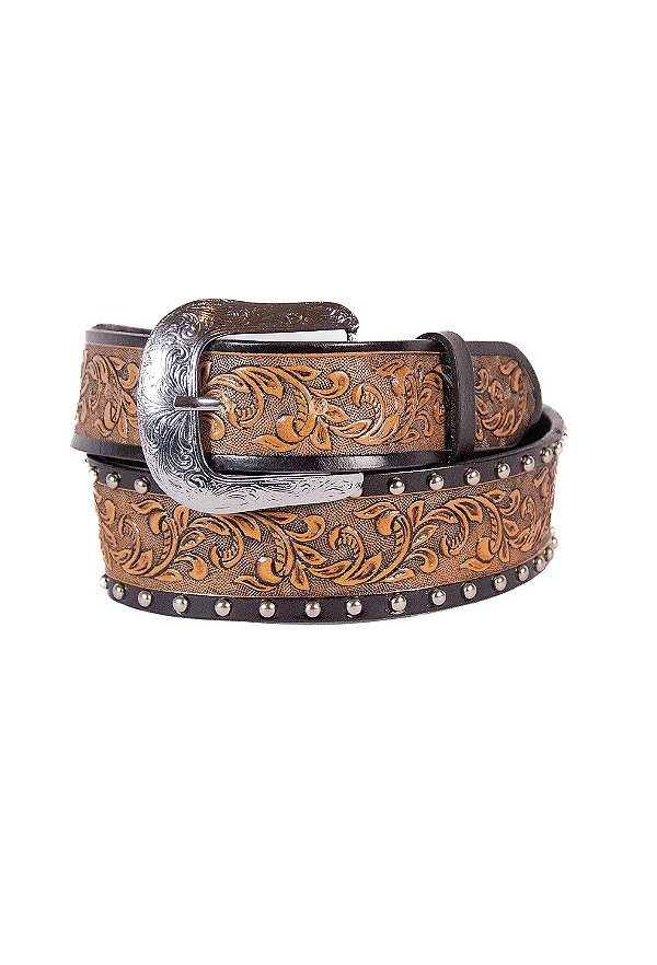 Cinto floral caramel taxa