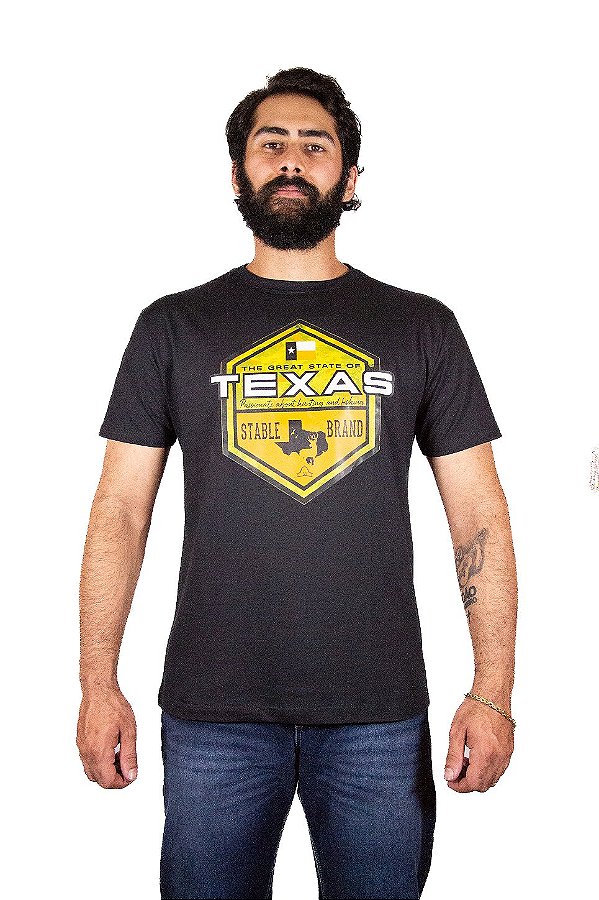 Camiseta stable state of texas black