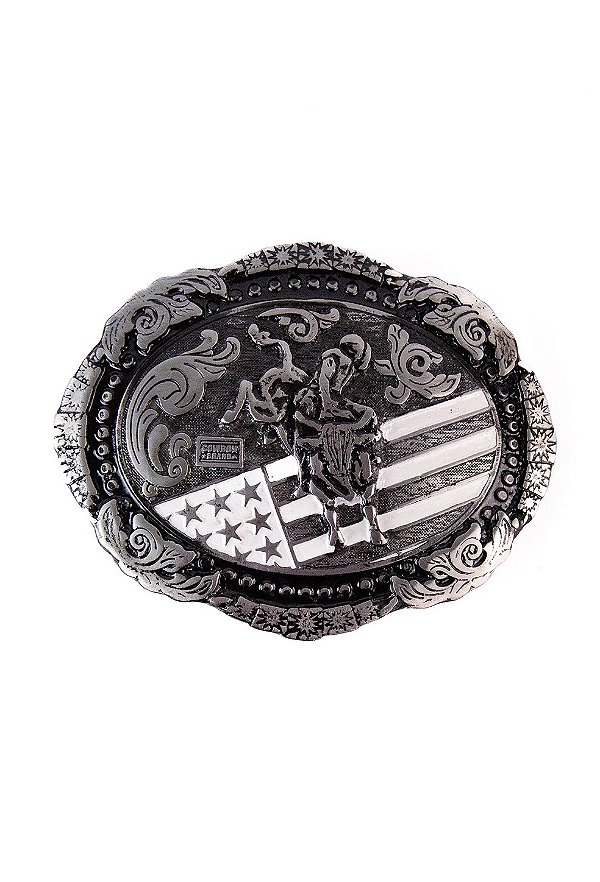 Fivela country cowboy brand