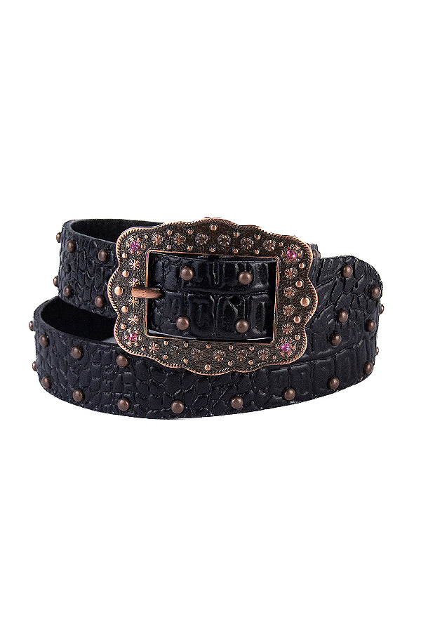 Cinto Infantil Country croco preto