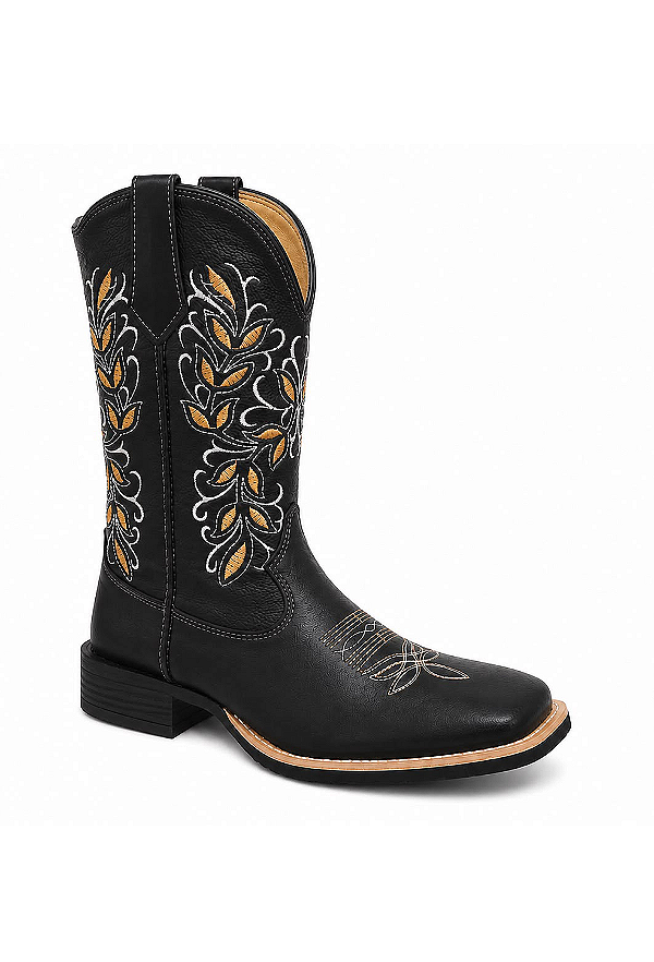 Bota Country Feminina Texana Bordada