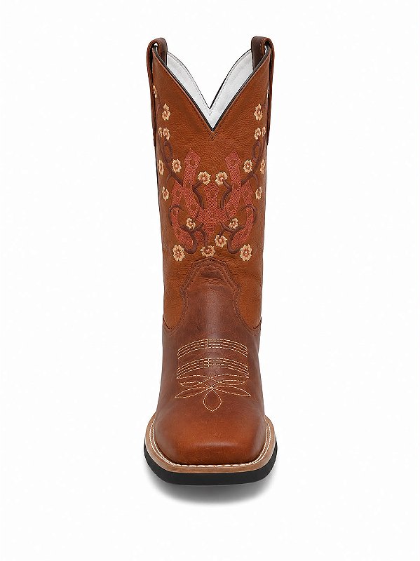 Bota Western Feminina Horseshoe Flowers