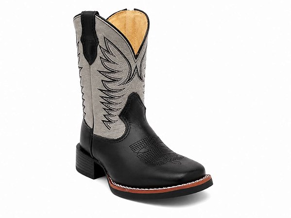 Bota Western Infantil Masculina Black