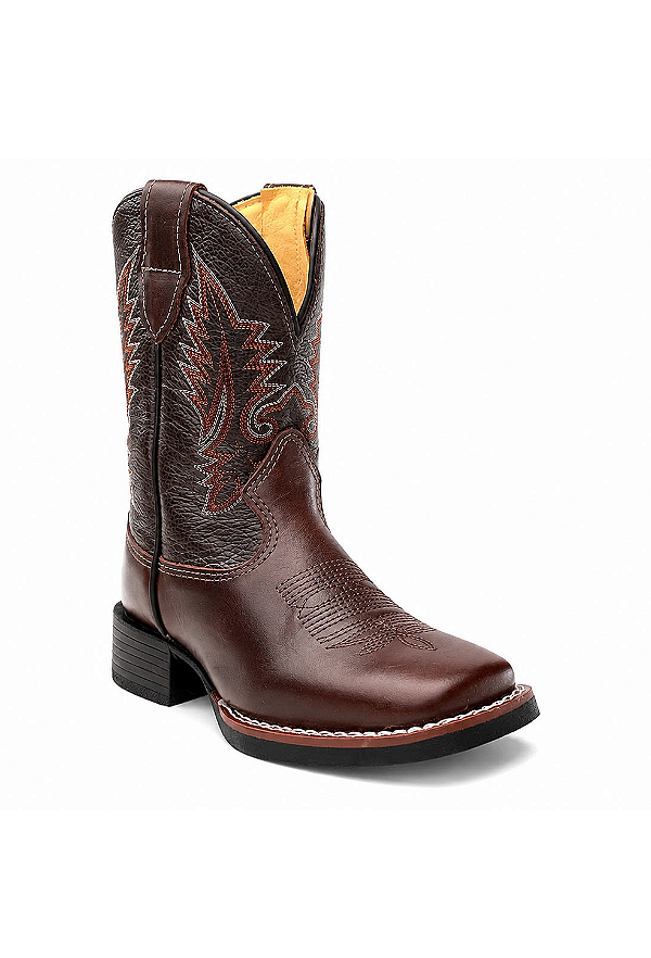 Bota Western Infantil Masculina Brown