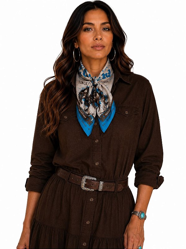 Lenço Stable western cowgirl
