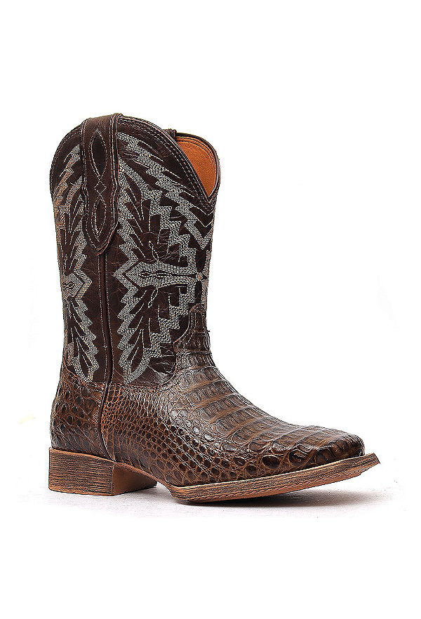 bota vimar masculina Jacare Castanho