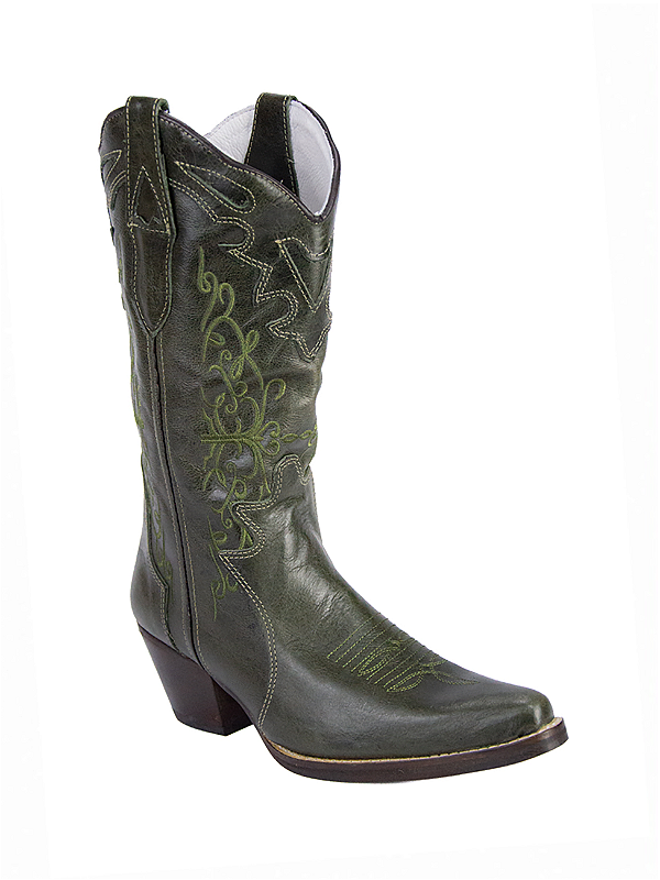 Bota Feminina Stable Brand Verde Musgo