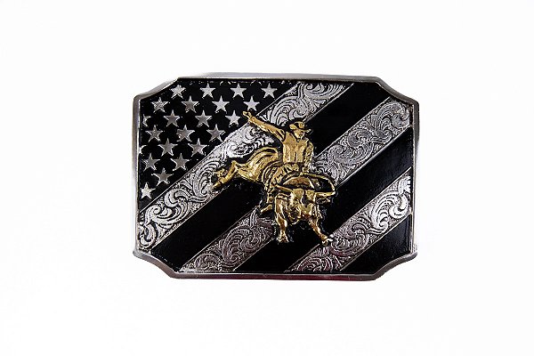 Fivela country bull rider star 2410