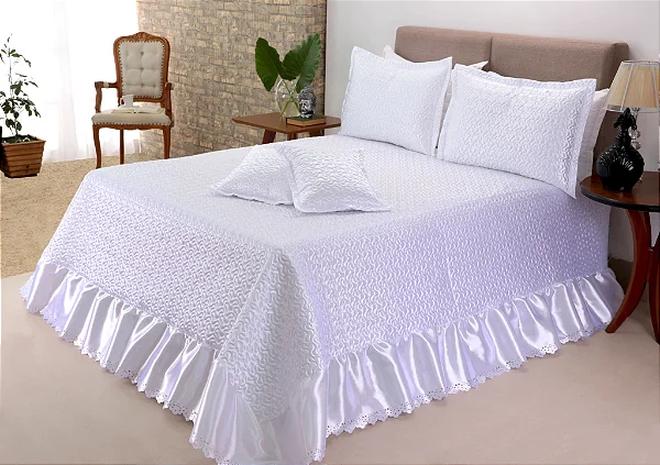 Kit de Colcha Cobre leito Athena Casal Queen