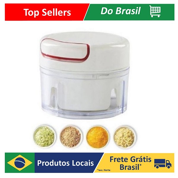 Mini Processador De Alimento Triturador Manual De Alho