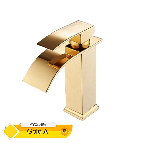 Torneira preta do banheiro da cachoeira, pias do navio da vaidade, torneira mist