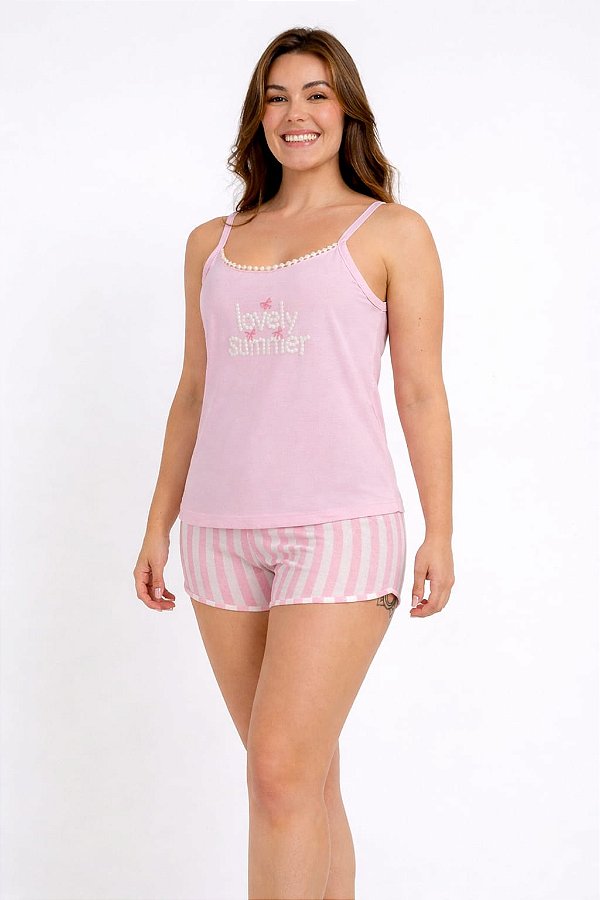 Pijama Plumene feminino curto - 2127