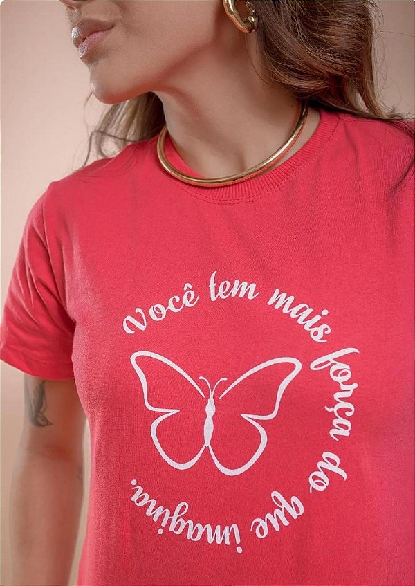T-SHIRT - Você tem mais força - Melancia
