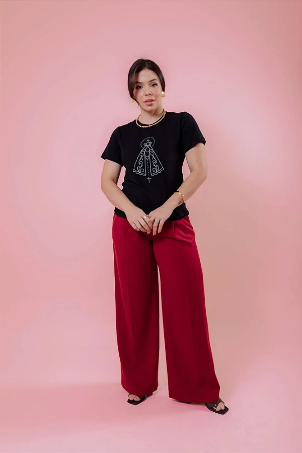 T-SHIRT - Nossa Senhora - Preto