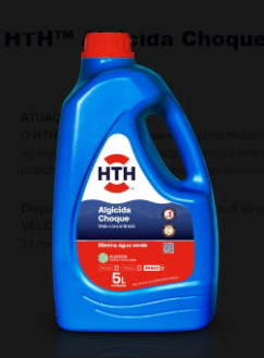 HTH Algicida de Choque 5 Litros para Piscina