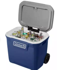 Caixa Térmica Coleman 61,5L com Rodas 65QT