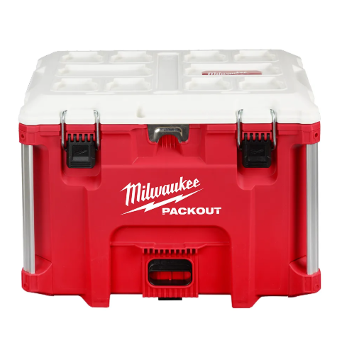 Cooler Milwaukee 40qt Packout 38L - Caixa de Ferramentas