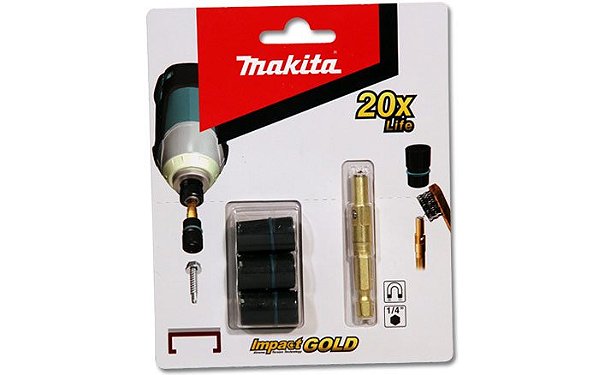 Soquete Encaixe Hex 1/4 10mm 3 Peças Makita