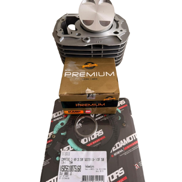 Kit cilindro completo Crf250f 272cc 74mm pino 17 mm