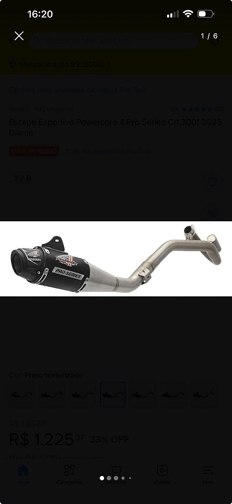 Escape Pro Series Powercore CRF 300 F completo