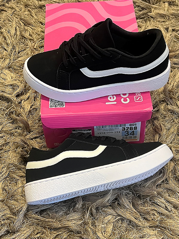 Tênis Casual Santinelli Nobuck Preto REF:1554