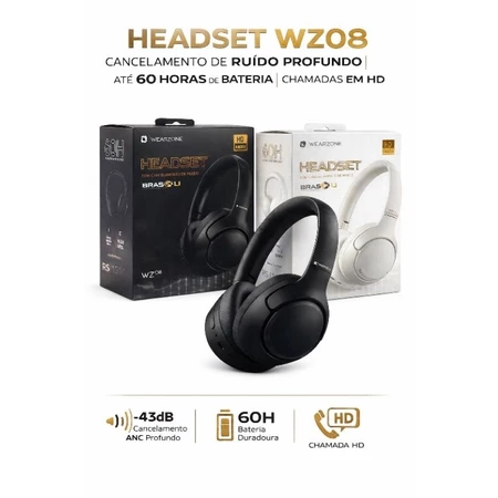 Fone de Ouvido Headset Wearzone WZ08 Max Sound ? Ref: 0213