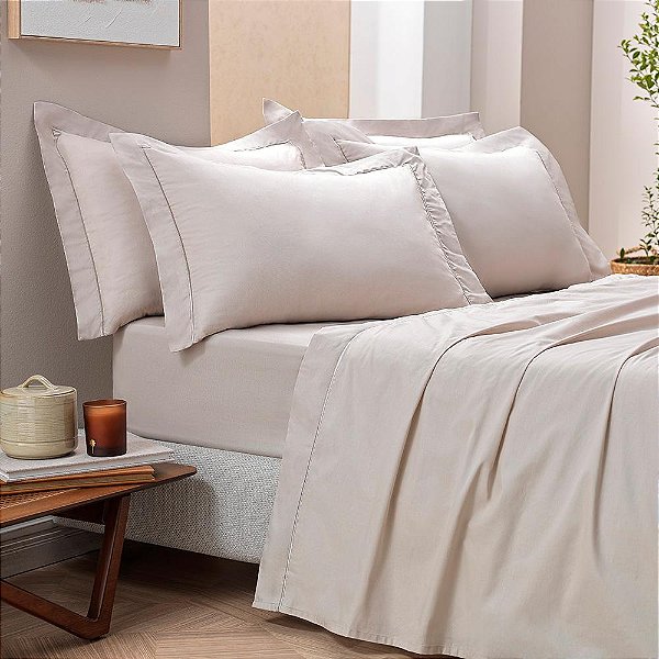 Jogo de Lençol Atlântica Queen 200 Fios Soft ? Ref: 43914