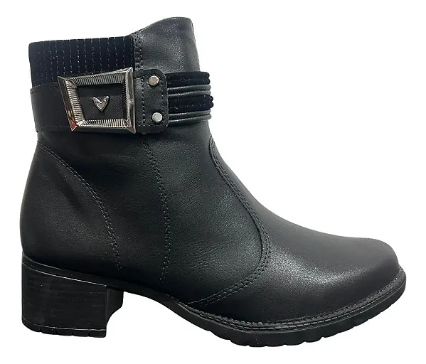 Bota Feminina Mississipi Cano Curto Brilhos Salto Baixo Original - REF: J0782