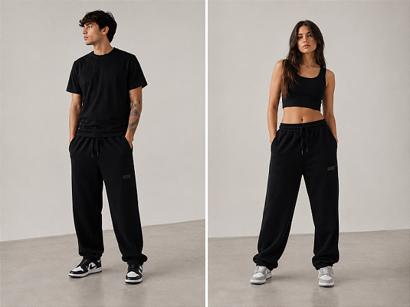 Calça Moletom Unissex Ecko Unltd Jogger Minimalista - REF: 30943