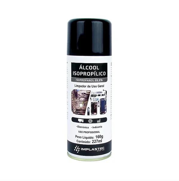 Álcool Isopropílico Spray Implastec 227ml