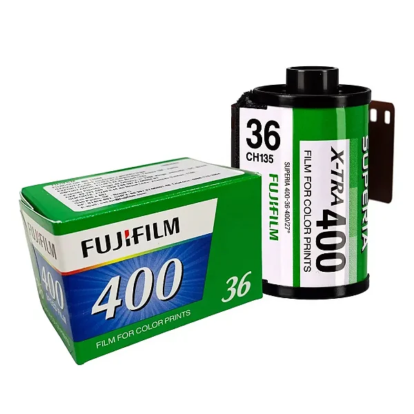 Filme fotográfico 35mm Fujifilm 400 Colorido 36 poses