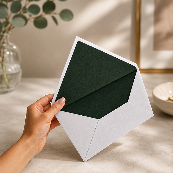 Envelope Mod. 002 com forro Santiago 15x21 cm