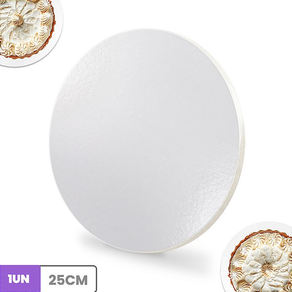 Tabuleiro Para Bolo 25Cm MDF 6mm Confeitaria Tábua Para Bolo