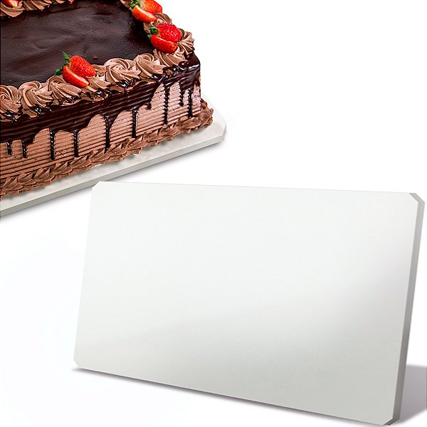 Tabuleiro Mdf 6mm Retangular 30x45cm Para Bolo Confeitaria