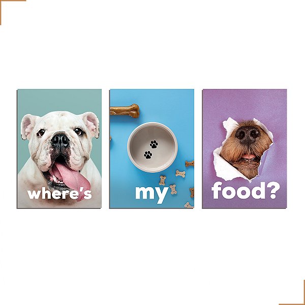 Placa Quadro Decorativo Pet Lovers Dog Estimação Em MDF 30x20cm Kit 3 Modelo 4