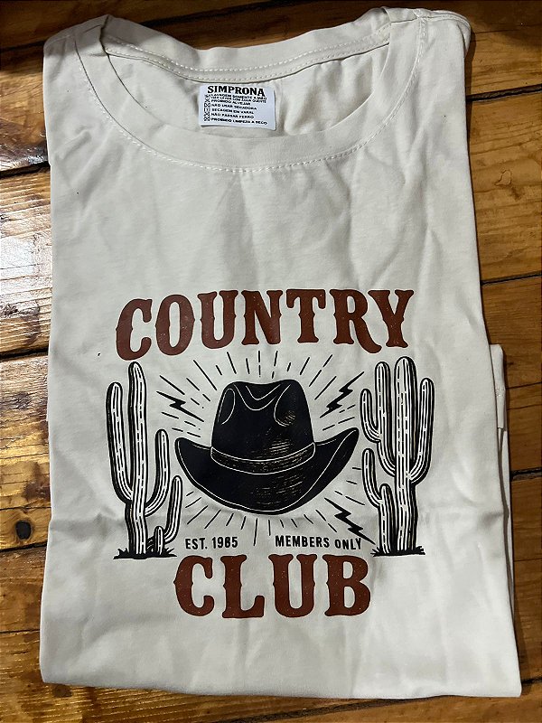 TSHIRT COUNTRY CLUB BEGE