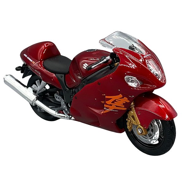 Miniatura Moto Suzuki Hayabusa Coleção Ferro 1:18 Welly