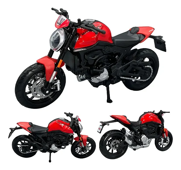 Miniatura Moto Ducati Monster Coleção Escala 1/18