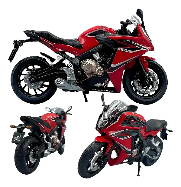 Miniatura Moto Honda Cbr 650f 2016 Coleção Ferro 1:18