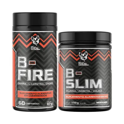 KIT EMAGRECEDOR B-FIRE + B-SLIM - FOGO NO CACHORRO