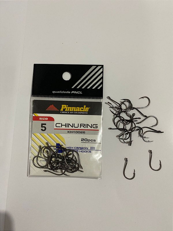 Anzol Pinnacle Chinu BN Nº 5 - 20 Peças