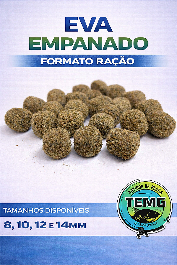 EVA Empanado Formato Ração para Pesca