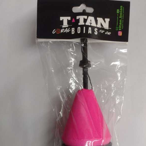 Boia Cevadeira Titan Coral 58g Rosa