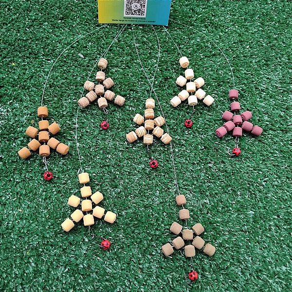 Manhosinho de Pesca Borboleta chicote 3mts cores próxima de ração 8 ,10 ,12 e 14 mm