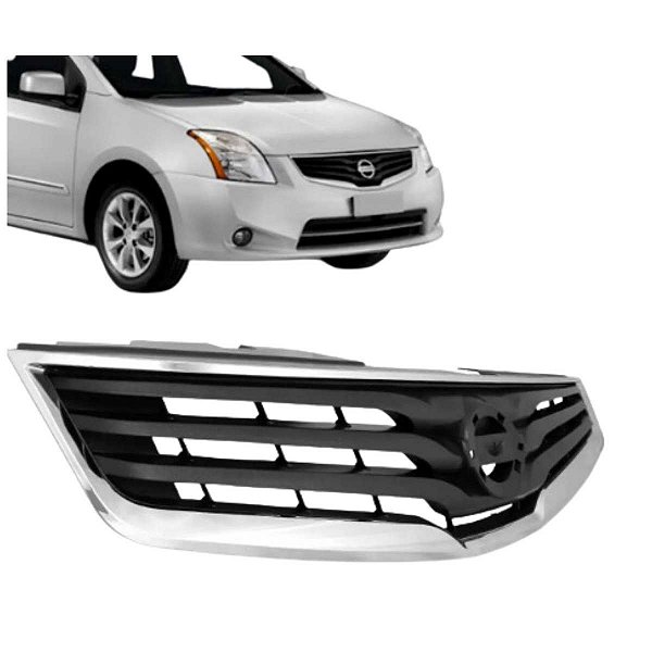 Grade Dianteira Nissan Sentra 2010 2011 2012 Com Friso Cromado