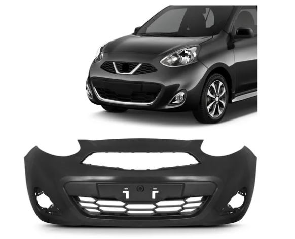 Parachoque Dianteiro Nissan March 2014 2015 2016 2017 2018 2019 2020