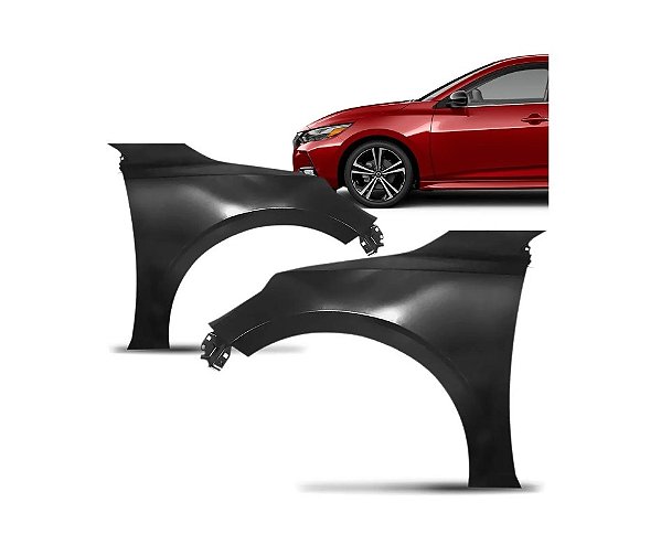 Paralama Nissan Sentra 2022 2023 2024 Sem Furo