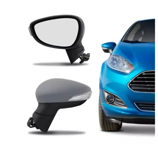 Retrovisor Ford Fiesta 2011 2012 2013 2014 2015 2016 2017 2018 2019 Eletrico Com Pisca