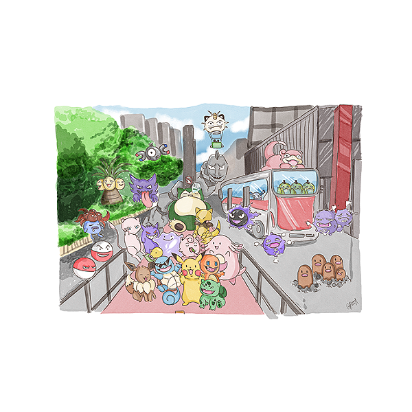 Invasão Pokémon na Av. Paulista