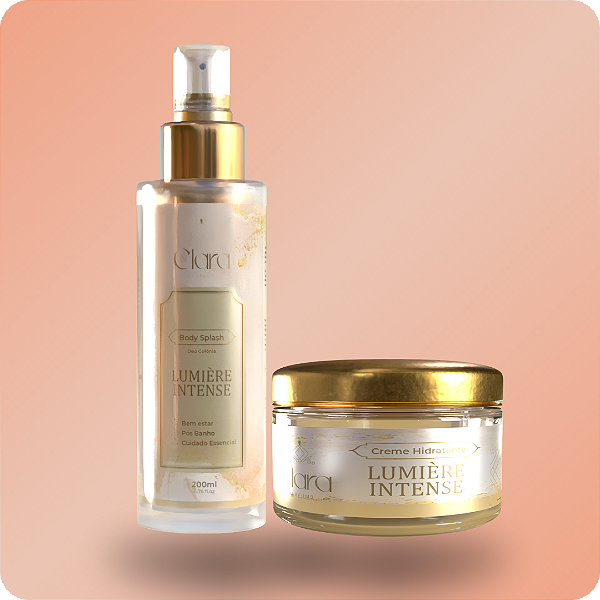 Kit Lumière Intense (Body Splash + Hidratante) - Clara Parfums